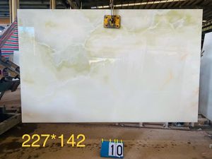 Dalle d'onyx blanc glacé, pierre naturelle, polie, moderne, rétroéclairée, pour mur, <span class=keywords><strong>comptoir</strong></span> de réception, <span class=keywords><strong>comptoir</strong></span> de bar, revêtement - Product Image 5