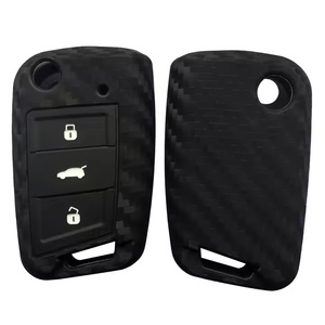 Vente en gros bas <span class=keywords><strong>prix</strong></span> Nouveau design de housse de <span class=keywords><strong>clé</strong></span> de voiture en silicone carbone pour <span class=keywords><strong>Volkswagen</strong></span> Passat Golf Accessoires de protection de <span class=keywords><strong>clé</strong></span> de voiture - Product Image 3