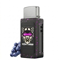 Briquet Électrique USB Authentique en Gros, Accessoires Fumeurs, MOQ 10 Pièces, Capacité 16ml, Briquet à Cigarettes en Métal Aluminium 60k 30k