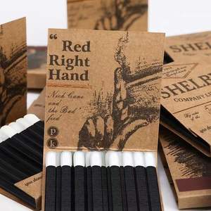 Allumettes en papier personnalisées, boîte d'allumettes comme cadeaux promotionnels, <span class=keywords><strong>les</strong></span> <span class=keywords><strong>couleurs</strong></span> des allumettes peuvent être personnalisées, vente chaude, boîte d'allumettes en papier brun, boîte d'allumettes fine - Product Image 2