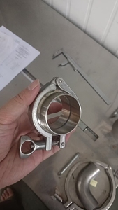 Thép không gỉ phụ kiện đường ống cấp thực phẩm đúc đánh bóng SS304 SS316L 2 "1.5 mét vệ sinh Tri kẹp hoàn chỉnh bộ kẹp Công Đoàn - Product Image 5