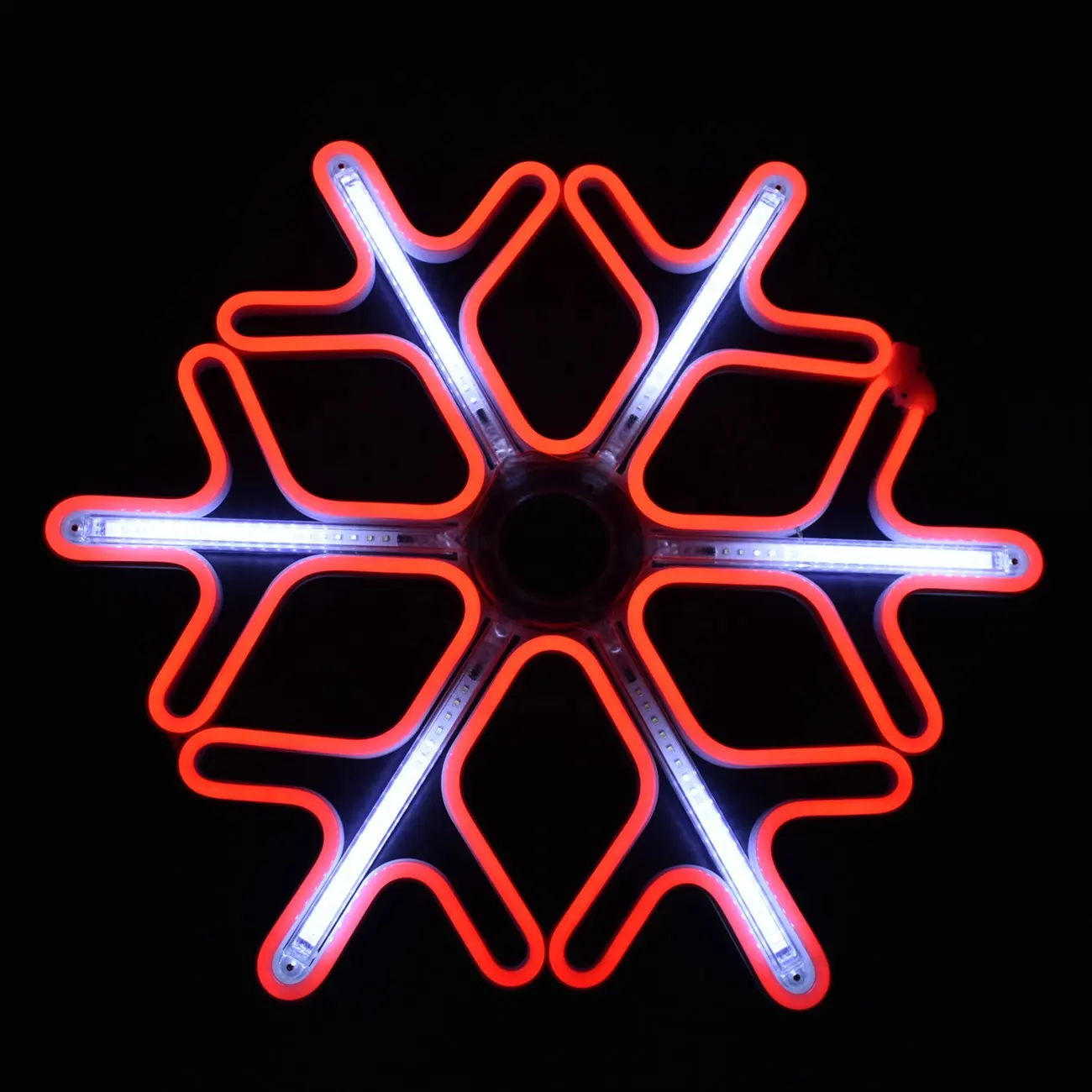 ネオンフレーク降雪LEDライトSMD METEORモチーフライトバー装飾用