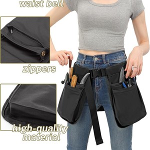 OEM Multi Pocket Zipper Waist Bag Lightweight Expandable Outdoor Hiking <b>Tool</b> Bag Neutral Gender Solid Color - Product Image 2