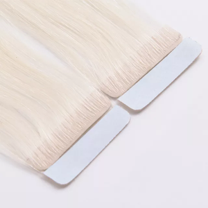 Extensions de cheveux naturels de qualité supérieure, extensions à bandes adhésives, qualité supérieure, cuticules intactes, double épaisseur, 100% cheveux humains, vente en gros - Product Image 2