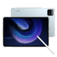 Xiaomi Pad 6 için 11.0 "kılıf temizle şeffaf darbeye hava yastığı yumuşak TPU arka kapak kabuk Xiaomi Pad 6 Pro 11.0 inç