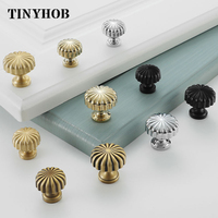 Personnalisable créativité ronde en laiton commode boutons tiroir tire poignées bouton de porte Antique rustique pour armoire cuisine DC-3047
