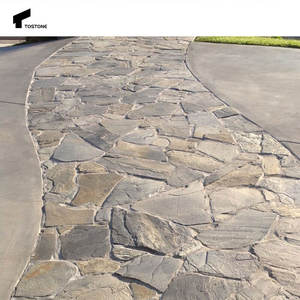Tostone - Baldosa de Piedra Natural Travertino Beige Blanco, Estilo Crazy Paving, <span class=keywords><strong>para</strong></span> Decoración de Piscinas Exteriores y Patios - Product Image 4