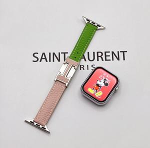 Dressy Leder H Magnets chnalle Armband für Apple Watch 10 46mm 42mm Frau Soft Armband für Iwatch 9 7 8 45 44mm 6 5 4 Ultra 2 - Product Image 6