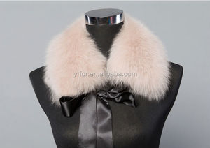 YR319 Cuello de piel de zorro real de alta calidad con banda desmontable - Product Image 4