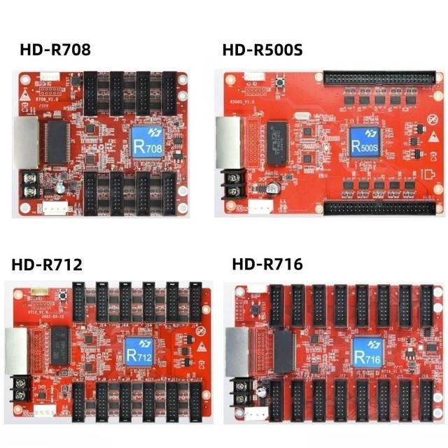 HUIDU HUB75E Receiving Card HD-R708/HD-R712/HD-R716/HD-R732/HD-R500S/HD-R5S/HD-RB6 RGB LED Video Display Receiving Card