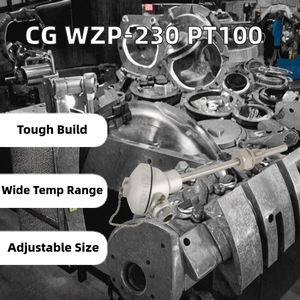 <span class=keywords><strong>PT100</strong></span> نوع التجميع الحرارية <span class=keywords><strong>WZPK</strong></span>-مستشعر درجة الحرارة - Product Image 2