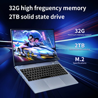 Meilleure qualité 15.6 pouces Win dows 10 étudiants apprentissage core i7 12e ordinateurs portables et 8GB/16GB/32GB + 2TB SSD ordinateur portable professionnel