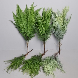 高品质人造塑料真触感蕨类植物绿叶，适合家居、毕业典礼、圣诞节、婚礼装饰 - Product Image 3