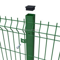 Panneau de clôture en treillis soudé 3D robuste et résistant, maille 50x200mm, fil de 5mm, clôture de sécurité industrielle, treillis soudé 3D