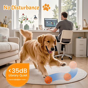 2026 High Quality Smart Pet Toy Rolling <b>Ball</b> <b>Dog</b> Motion Activated Rechargeable Interactive Pet <b>Dog</b> Toy <b>Ball</b> with Remote - Product Image 4