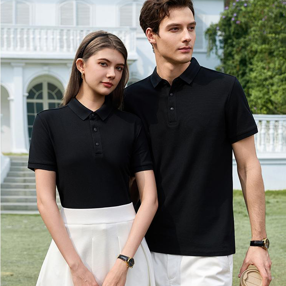 100% Combed Cotton Polo Shirt 210gsm Functional 10A Antibacterial Moisture Wicking Pique Casual Top