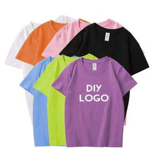 Soft Skin-Friendly Knitted Crew Neck Casual T Shirts for Kids Pure 100% Cotton Short Sleeve - Product Image 3