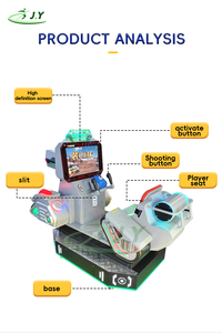 Machine d'arcade <span class=keywords><strong>de</strong></span> course à monnayeur JY Factory Super Tank II, pour 2 joueurs, <span class=keywords><strong>en</strong></span> anglais, à partir <span class=keywords><strong>de</strong></span> 8 ans, pour parcs d'attractions et centres <span class=keywords><strong>de</strong></span> <span class=keywords><strong>jeux</strong></span> - Product Image 3