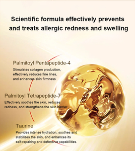 Suero Facial Reparador de Barrera OEM - Palmitoil Pentapéptido-4 y 7 Sulfurado de Ganado, Esencia Reafirmante para Rostro y <span class=keywords><strong>Cuello</strong></span> que Reduce <span class=keywords><strong>el</strong></span> Enrojecimiento - Product Image 2