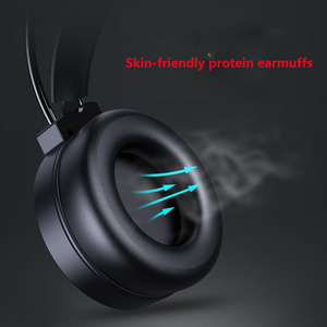 Original OEM H120G RGB LED luz 3,5mm con cable sobre la oreja auriculares para juegos auriculares 7,1 envolvente e-sport auriculares para <span class=keywords><strong>HP</strong></span> - Product Image 5