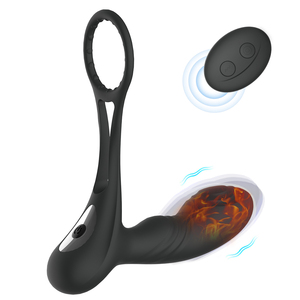 Juguetes Sexuales Telescópicos de Alta Calidad con Control Remoto, Masajeador de Próstata con Calefacción, Vibrador Anal con Anillo para el Pene - Product Image 1