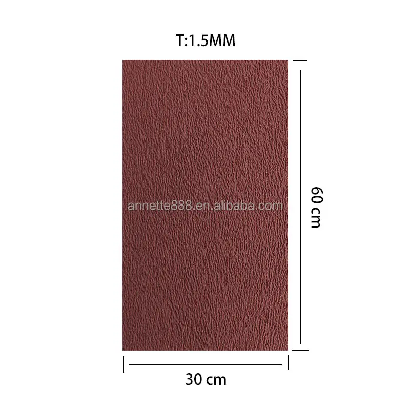 Material termoplástico vermelho marrom DIY da bainha do coldre da folha KYDEX com 600*300mm 1.5/2mm grossos