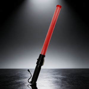 Bastón de Tráfico de Plástico YW-CM540 de 54 cm, Luz de Advertencia LED Intermitente, Alimentado por Batería, para Seguridad, Tubo Delgado, Tipo Regular - Product Image 6