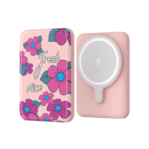 <strong>Customized</strong> Magnetic Phone Charger Mini Portable 5000mah Wireless <strong>Power</strong> <strong>Bank</strong> - Product Image 3