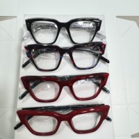 Nouvelles montures de lunettes optiques en acétate épaisses et durables, style œil-de-chat, montures de lunettes optiques carrées de luxe en acétate, personnalisées, pour unisexe
