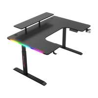 Table de jeu ergonomique convertible en métal, hauteur réglable, inclinaison réglable, surface en fibre de carbone, finition anti-reflet pour une utilisation prolongée