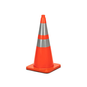 Reflective Flexible Height 700 mm 28 Inch PVC Orange <strong>Cone</strong> Road Traffic <strong>Cone</strong> - Product Image 3