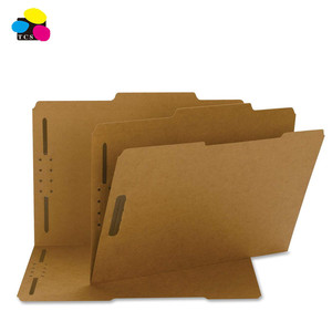 Carpeta con cierre Manila, 10% reciclada, ecológica, con guía de altura, reforzada, con pestaña de posicionamiento central derecha de corte 2/5, para oficina y escuela - Product Image 2