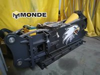 Cisaille hydraulique MONDE Eagle pour déchiquetage de ferraille, attache pour excavatrice, pour la découpe de métaux et les travaux de démolition de bâtiments