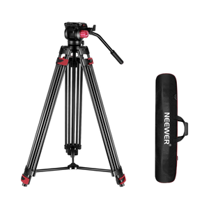 <span class=keywords><strong>Trépied</strong></span> vidéo <span class=keywords><strong>NEEWER</strong></span> de 79 pouces, <span class=keywords><strong>trépied</strong></span> pour appareil photo en aluminium robuste avec rotation à 360° °   Tête de traînage hydraulique - Product Image 1