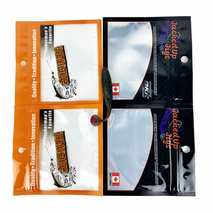 Sacchetti Personalizzati Richiudibili con Zip a 3 Lati per Esche da Pesca, Confezioni in Plastica Morbida per Esche con Logo Personalizzato - Product Image 2