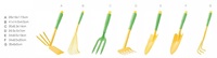 Attrezzi giardinaggio giardino mano set attrezzi e attrezzature