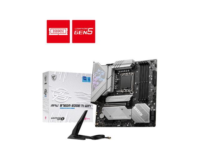 Brand New MPG B760M EDGE TI WIFI Gaming Motherboard LGA 1700 4xDDR5 UDIMM Support 14th/ 13th Gen Processor Computer Motherboard
