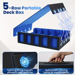 <span class=keywords><strong>Caja</strong></span> de Almacenamiento <span class=keywords><strong>para</strong></span> Cartas TCG/CCG MIO Wholesale <span class=keywords><strong>con</strong></span> Capacidad <span class=keywords><strong>para</strong></span> Más de 4000 Cartas, <span class=keywords><strong>con</strong></span> Asa y Ventana, 24 Divisores - Product Image 5