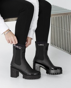 All'ingrosso della fabbrica delle donne degli <span class=keywords><strong>stivali</strong></span> vegani Sole solidi della pelle dell'uva <span class=keywords><strong>stivali</strong></span> del medio polpaccio delle donne e delle signore dei tacchi - Product Image 6