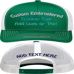 ZZB Custom Embroidery Trucker <b>Hat</b> Baseball Caps-Mesh Fabric Cycling & Outdoor Use Beach Ready - Product Image 1