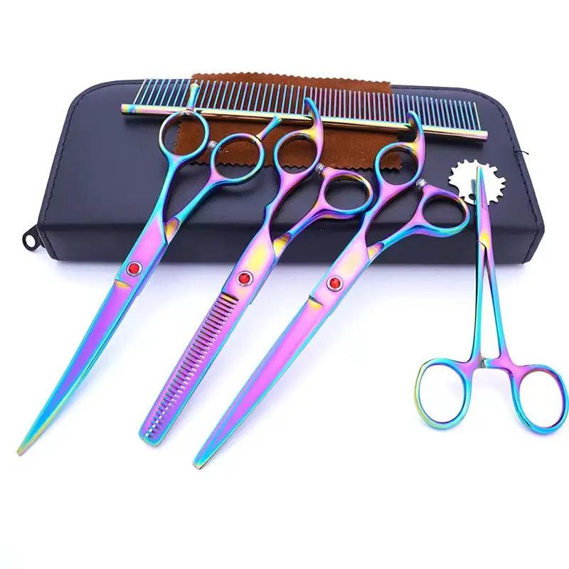 Hoge Kwaliteit Hot Selling Professionele Stalen Kapper Haar Knippen Schaar Set Haarverwijderaar Trimmer