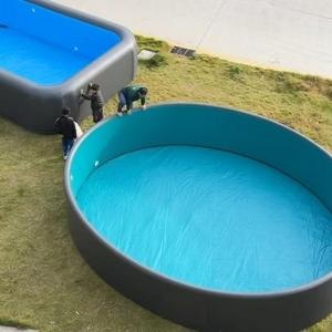 Piscine <span class=keywords><strong>gonflable</strong></span> portable <span class=keywords><strong>pour</strong></span> adultes, en PVC épaissi avec technologie Drop-Stitch, service personnalisé <span class=keywords><strong>pour</strong></span> usage familial en extérieur, divertissement aquatique - Product Image 4