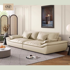 OKF Canapé modulaire Home cinéma Canapé inclinable en cuir véritable Mobilier de qualité supérieure Canapé-lit moderne pour salon - Product Image 5