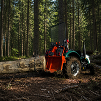 Équipement robuste de débardage de bois pour tracteur avec câble de 70 m et attache CAT pour la coupe forestière, garantie 1 an