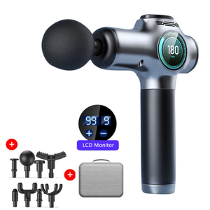 Nuevas tendencias Producto Fuerte Potencia 99 Velocidad Masajeador de músculos corporales eléctrico Pistola de masaje de percusión vibratoria Masajeador corporal - Product Image 1
