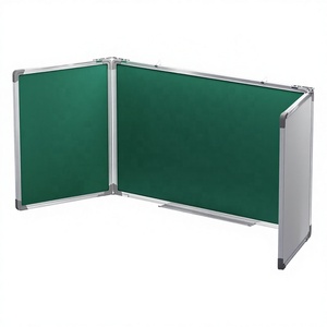 <span class=keywords><strong>Pizarra</strong></span> Plegable de Tres Secciones HJ de 100x300cm, Modelo 04, Material de <span class=keywords><strong>Melamina</strong></span> Verde, <span class=keywords><strong>Pizarra</strong></span> para Aula con Superficie Antideslumbrante - Product Image 6