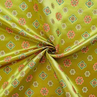Tissu jacquard 100 % acrylique imitation brocart Song style chinois, résistant à l'abrasion, teint en fil, pour cheongsam rétro, gilet et robe Tang
