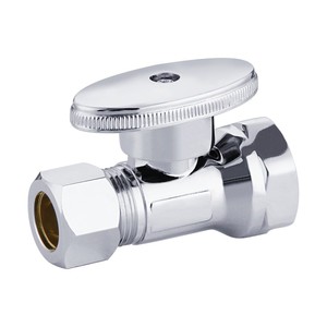 KLOE9012 5/8OD X <span class=keywords><strong>3</strong></span>/8OD valvole angolari 1/4 ad angolo Stop in ottone con CUPC NSF per USA CANADA - Product Image 3