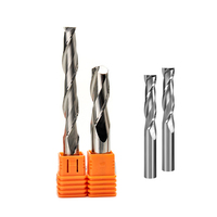 Fraise en spirale en carbure de tungstène à 2 cannelures 3.175-12mm pour rainurage du bois et coupe du bois massif mèche de coupe plongeante