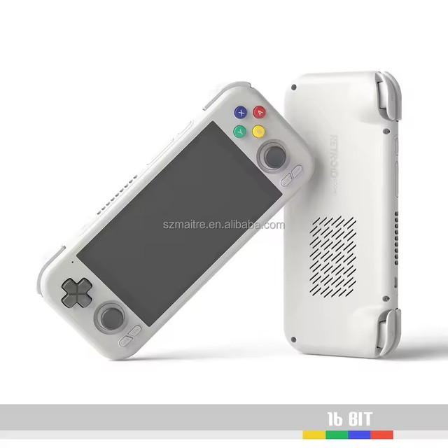 Newest Retroid Pocket 4 Pro Handheld Game Console 3D Hall Stick Support WI-FI Bluetooth 5000mAh Active Cooling Retro Game Player